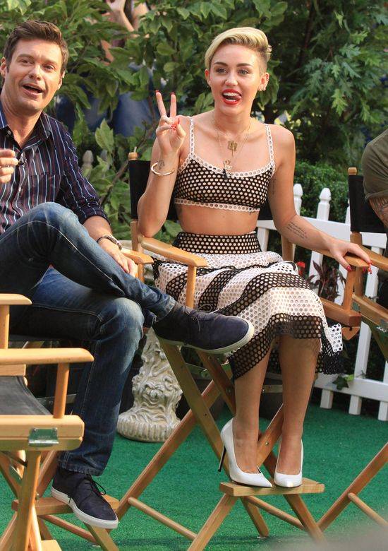 Miley Cyrus w Good Morning America