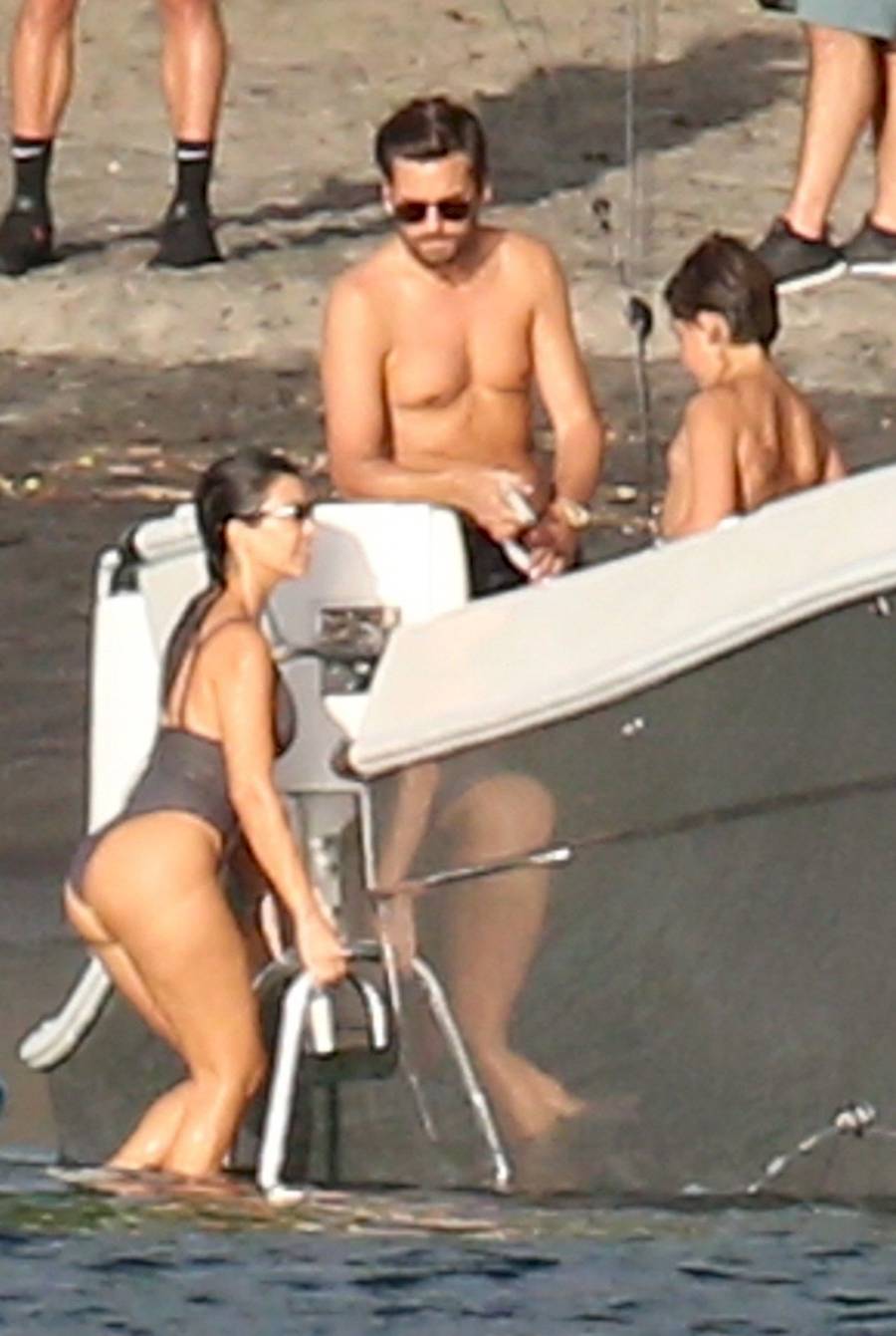 Kourtney Kardashian i Scott Disick na wakacjach