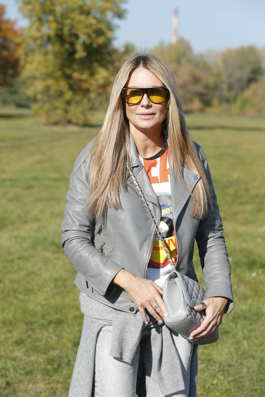 Małgorzata Rozenek podczas biegu “Czas na wzrok”