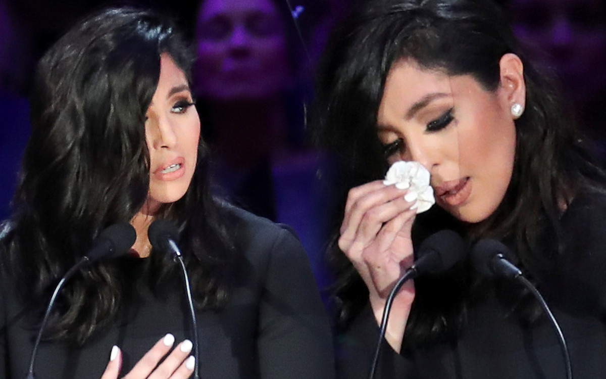 Pogrzeb Kobe Bryanta – Vanessa wygłosiła wzruszające przemówienie. Pozwała firmę do sądu