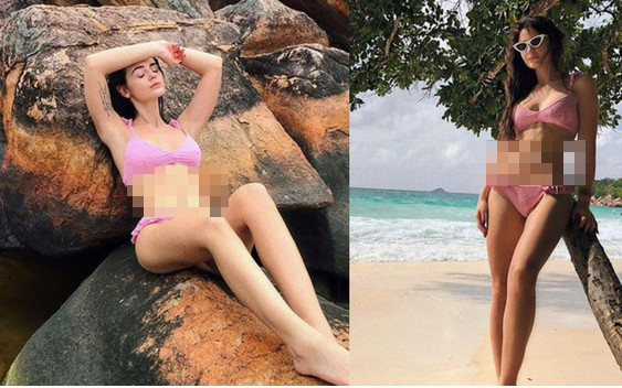 AFERA pod zdjęciem Honki! Na brzuchu KALORYFER: To foto ci SZOP robił!