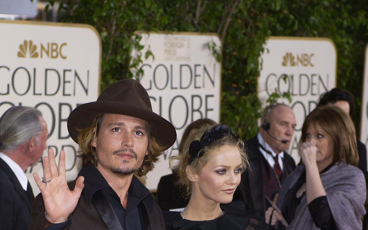 Johnny Depp z Vanessą Paradis
