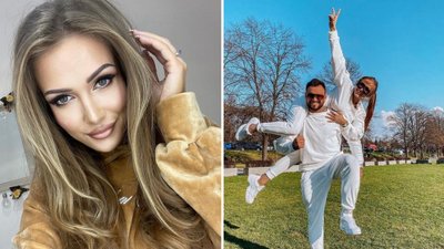 Eliza Trybała pręży zgrabną sylwetkę na kanapie. Całkowicie zmieniła styl życia