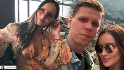 Marina Łuczenko i Wojtek Szczęsny TAK odpoczywają od synka