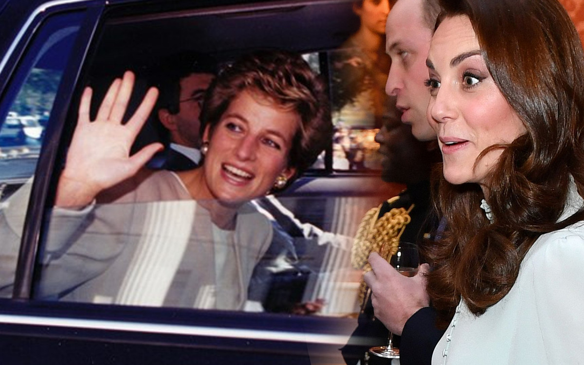 Księżna Kate musiała robić dziwną rzecz związaną z księżną Dianą