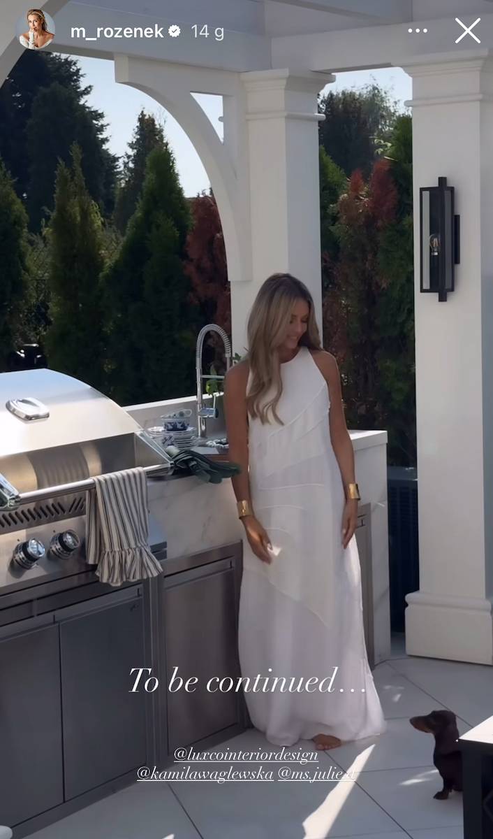 Małgorzata Rozenek wprowadza się do wymarzonej willi! Marmur, taras z kuchnią i luksusowy domek dla Henia… (FOTO)