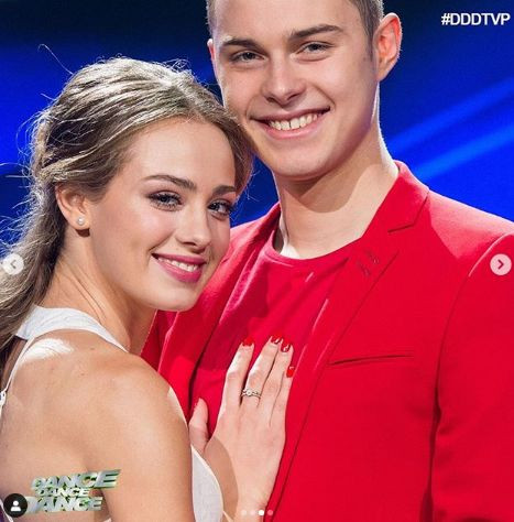 Wiktoria Gąsiewska z Adamem Zdrójkowskim