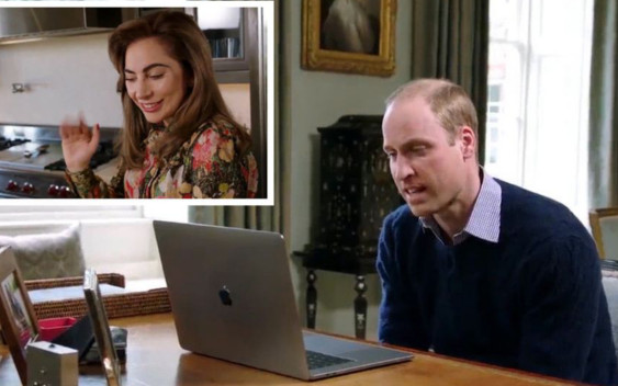 Rozmowa Lady Gagi i Księcia Williama może wywołać łzy (VIDEO)