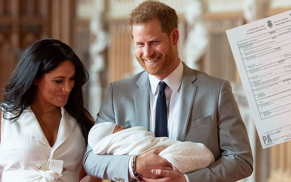 Wyciekł AKT URODZENIA Archiego. Gdzie naprawdę rodziła Meghan Markle?