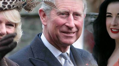 Książę Karol zaprosił Ditę Von Teese do pałacu