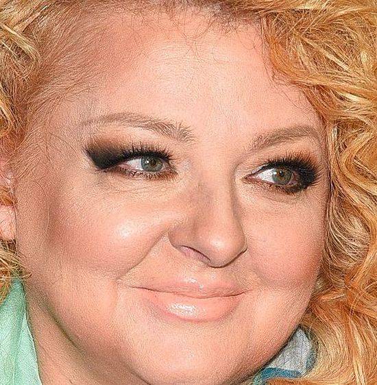 Zbliżenie na twarz Magdy Gessler