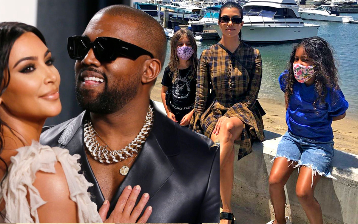 Kourtney Kardashian zabrała dzieci Kim na WAKACJE. Fani: “Gdzie twoja MASECZKA?”