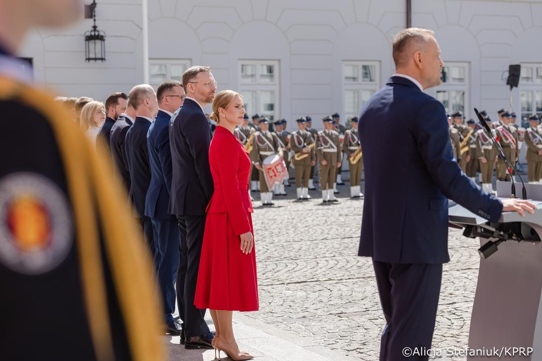 Marta Nawrocka na obchodach Dnia Flagi, fot. Instagram