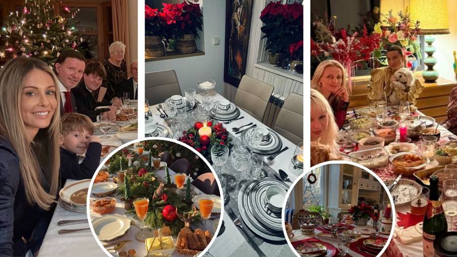 Wigilijne stoły gwiazd, fot. Instagram