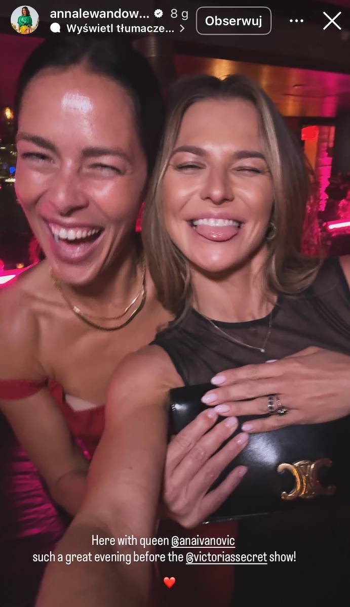 Anna Lewandowska podbija Nowy Jork! Jej odważna kreacja na evencie Victoria’s Secret skradła show