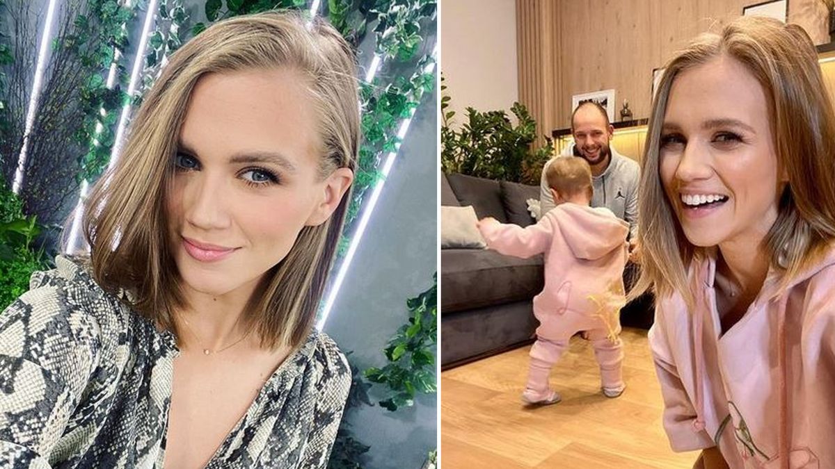 Agnieszka Kaczorowska na nowym zdjęciu pokazuje duży brzuszek, ale to jej córka kradnie uwagę. Jaka już duża!