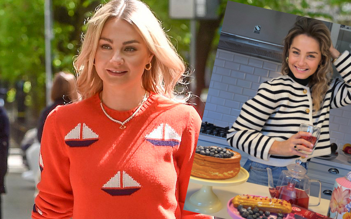 Małgorzata Socha reklamuje herbatki w swojej KUCHNI – jest cała w bieli