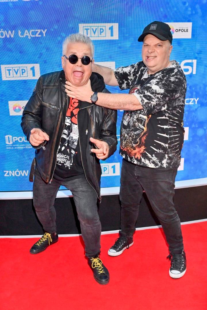 Opole 2024 konferencja TVP: Dawno niewidziana Tatiana Okupnik, Kasia Wilk, Krzysztof Skiba, Anna Karwan