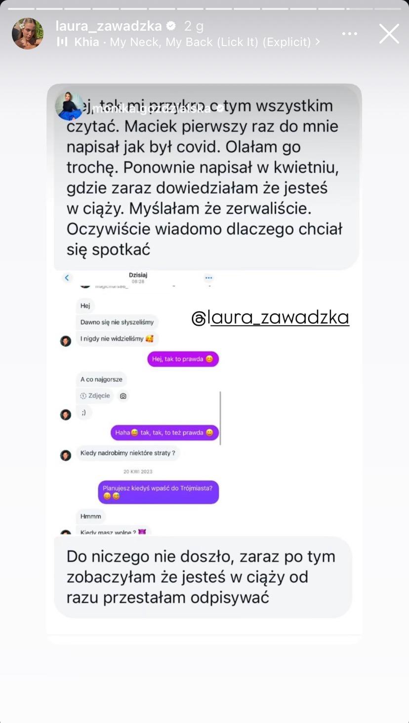Laura Zawadzka, fot. Instagram. 