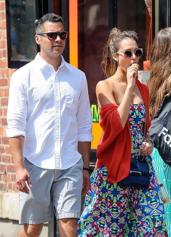 Jessica Alba i Cash Warren w Nowym Jorku