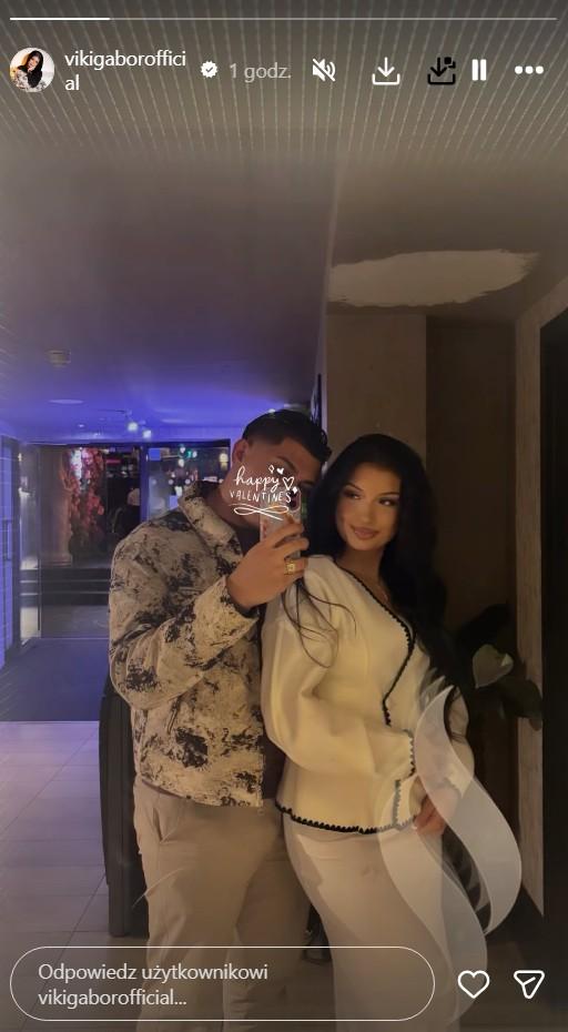 Viki Gabor spędza walentynki z mężem, fot. Instagram