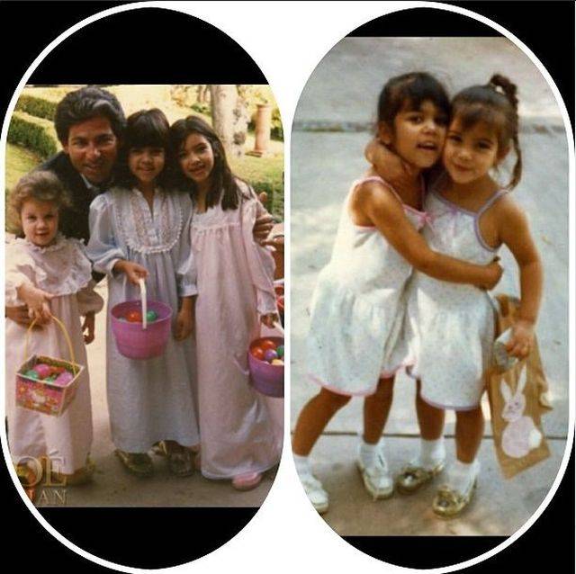 Kim Kardashian w dzieciństwie