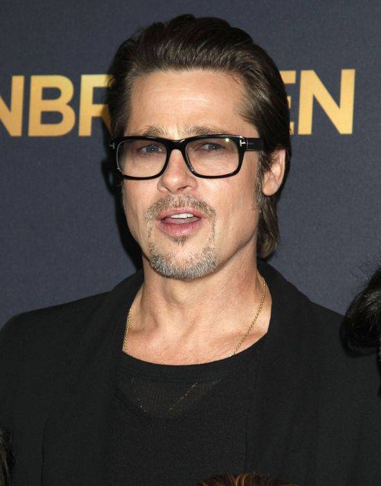 Brad Pitt z dziećmi na premierze Unbroken