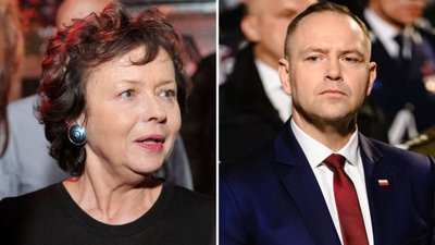 Awantura przed spektaklem Szczepkowskiej. Aktorka musiała przepraszać Nawrockiego. Interweniowała policja…