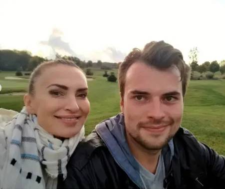 Agnieszka Maciąg z synem Michałem, fot. Instagram