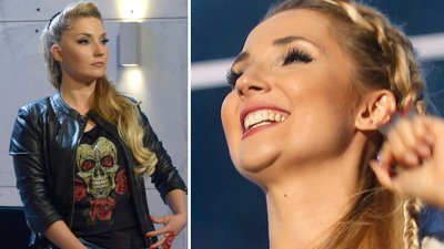 Naga Cleo przy wodospadzie na Jamajce (VIDEO)