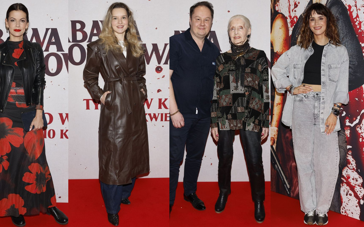 Gwiazdy błyszczą na premierze horroru! Lenska skradła show w ultra modnej sukience