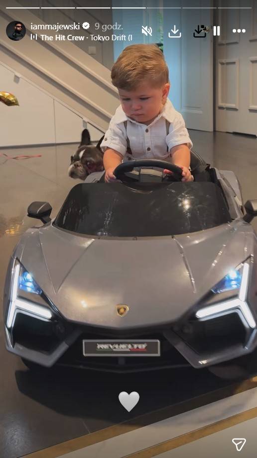 Majewski i Deynn wyprawili urodziny synkowi, fot. Instagram