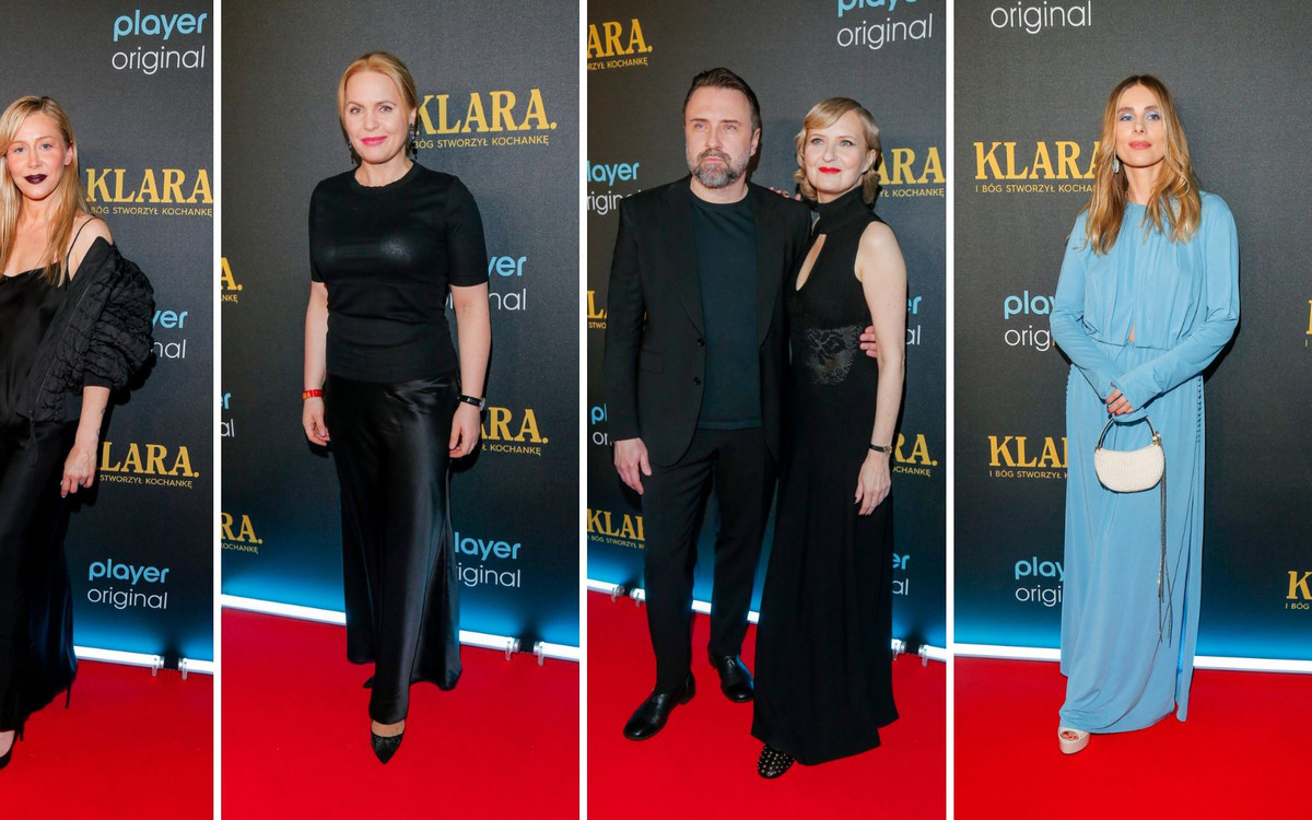 Gwiazdy serialu “KLARA”: Izabela Kuna pozuje z mężem na ściance, Gorczyca i Czeczot nie byli gorsi