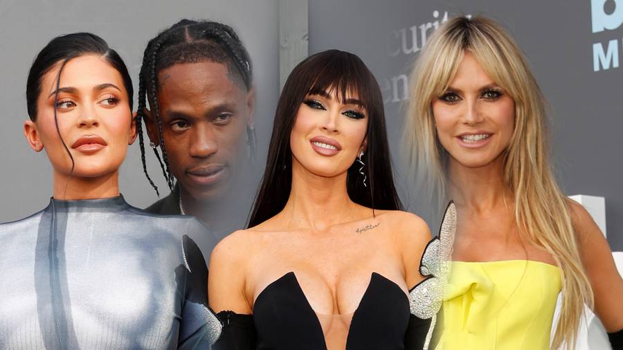 Gala Billboard Music Awards 2022: Kylie Jenner i Travis Scott z córeczką Stormi, Machine Gun Kelly i odmieniona Megan Fox, Heidi Klum…