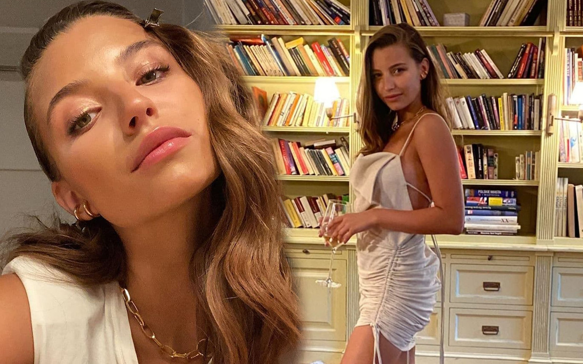 Julia Wieniawa w odważnej sukience na weselu. Odpowiednia kreacja?