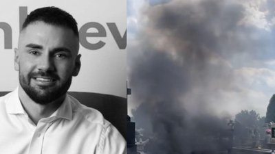 Pożar na grobie Łukasza Litewki. Bliscy są zrozpaczeni. Nagrania błyskawicznie obiegły sieć