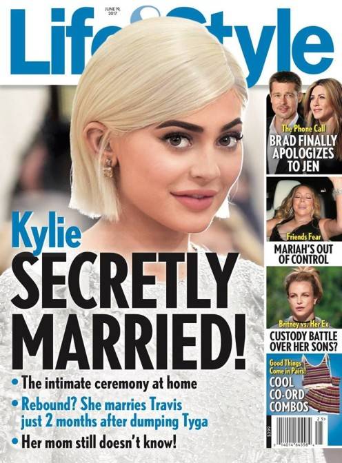 Nikt nie sądził, że Kylie Jenner mówiąc, że wzięła ślub MÓWI POWAŻNIE