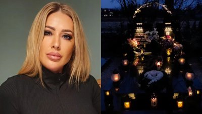 Peretti zasiedziała się przy grobie syna i zamknęli ją na cmentarzu. To, co zrobiła, zaskakuje