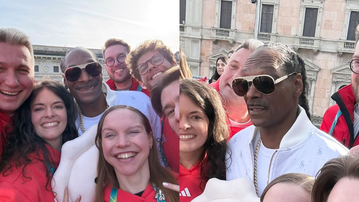 Snoop Dogg pozuje z polską maskotką, fot. Instagram