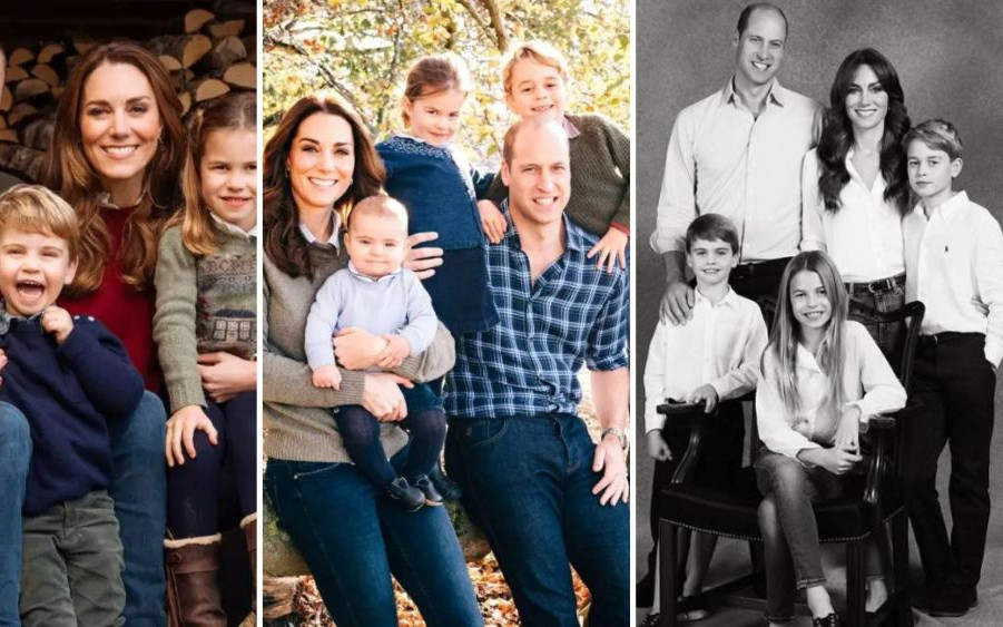 Nowa kartka świąteczna od Williama i Kate. Przypominamy te z poprzednich lat