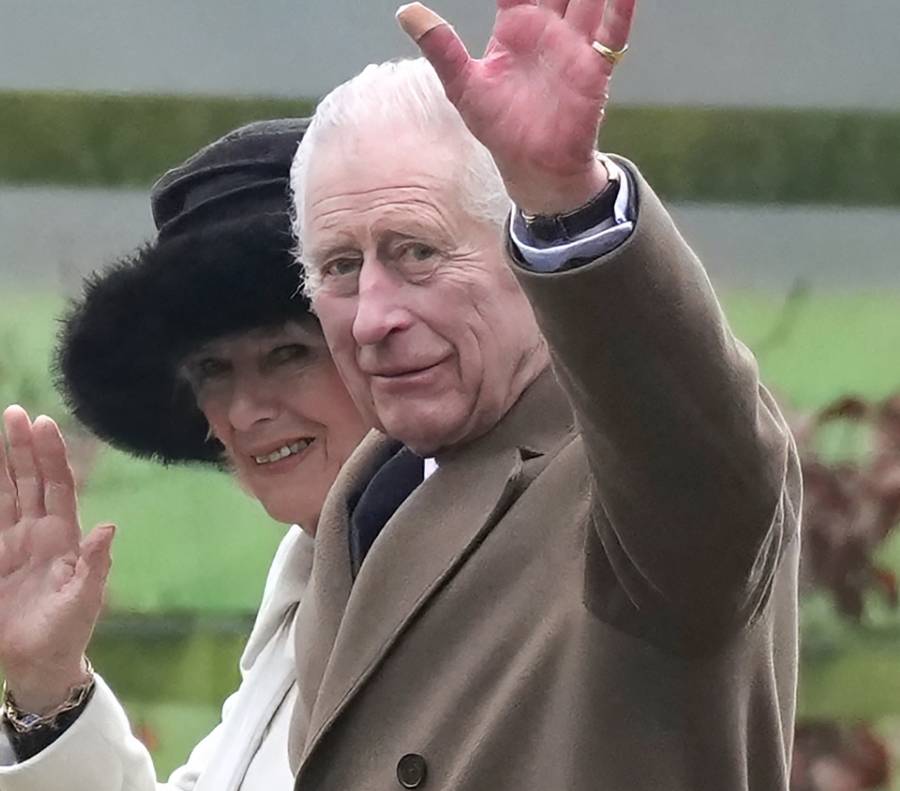 Karol III widziany po raz pierwszy od czasu poinformowania o nowotworze