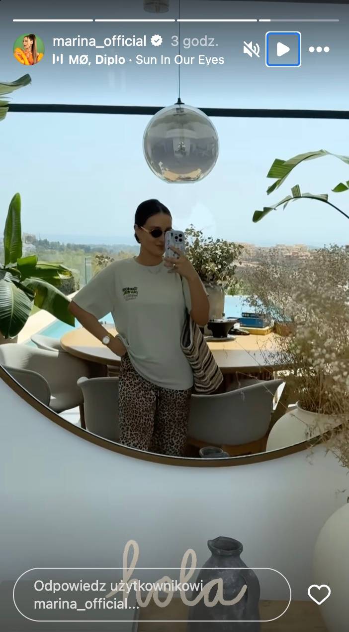 Marina Łuczenko w pierwszej podróży po porodzie. Zobacz jej najnowsze zdjęcia z prywatnego jeta