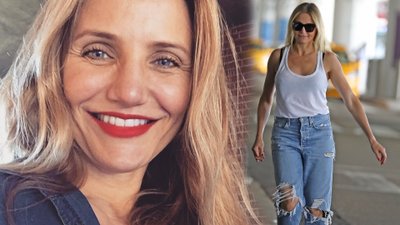 Dawno niewidziana Cameron Diaz zbliża się do pięćdziesiątki i nigdy nie wyglądała lepiej !