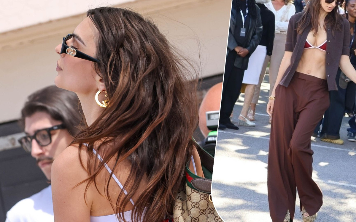 Emily Ratajkowski kręci kampanię w Cannes. Od stóp do głów w Gucci