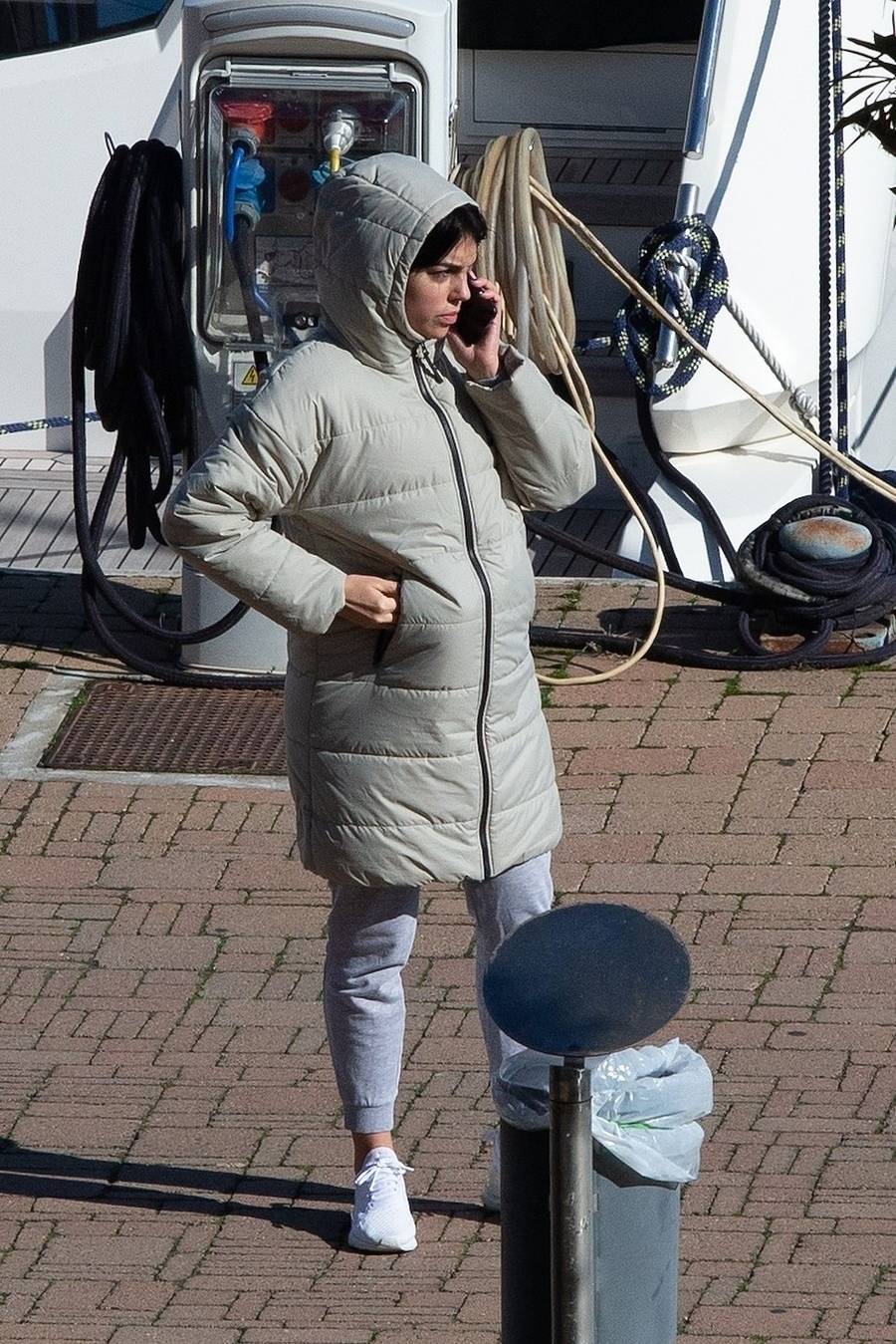 Georgina Rodriguez w puchowej kurtce