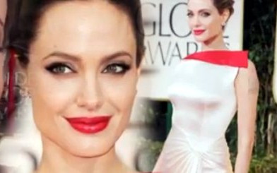 Angelina Jolie na gali Złotych Globów (FOTO)