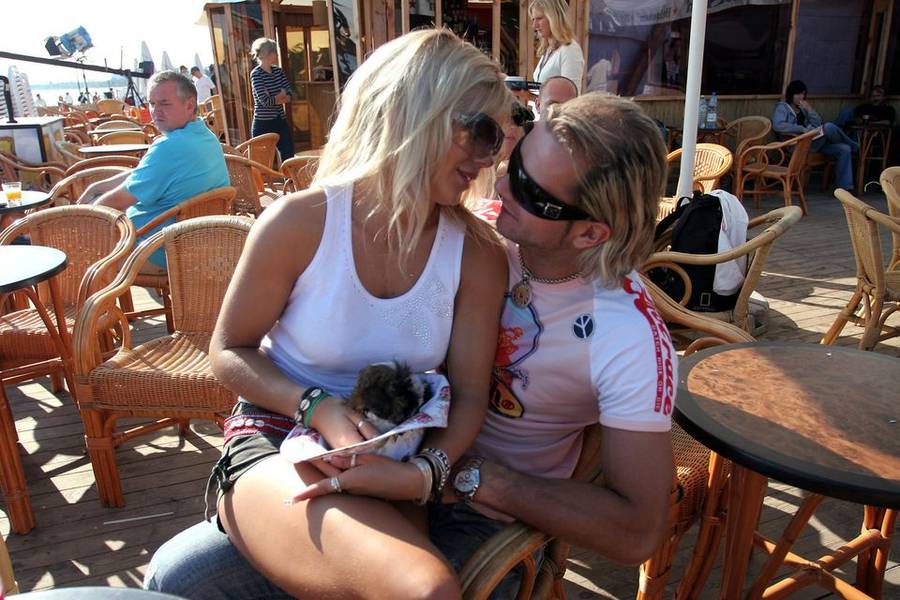 Doda z Radkiem Majdanem, gdy byli w sobie zakochani