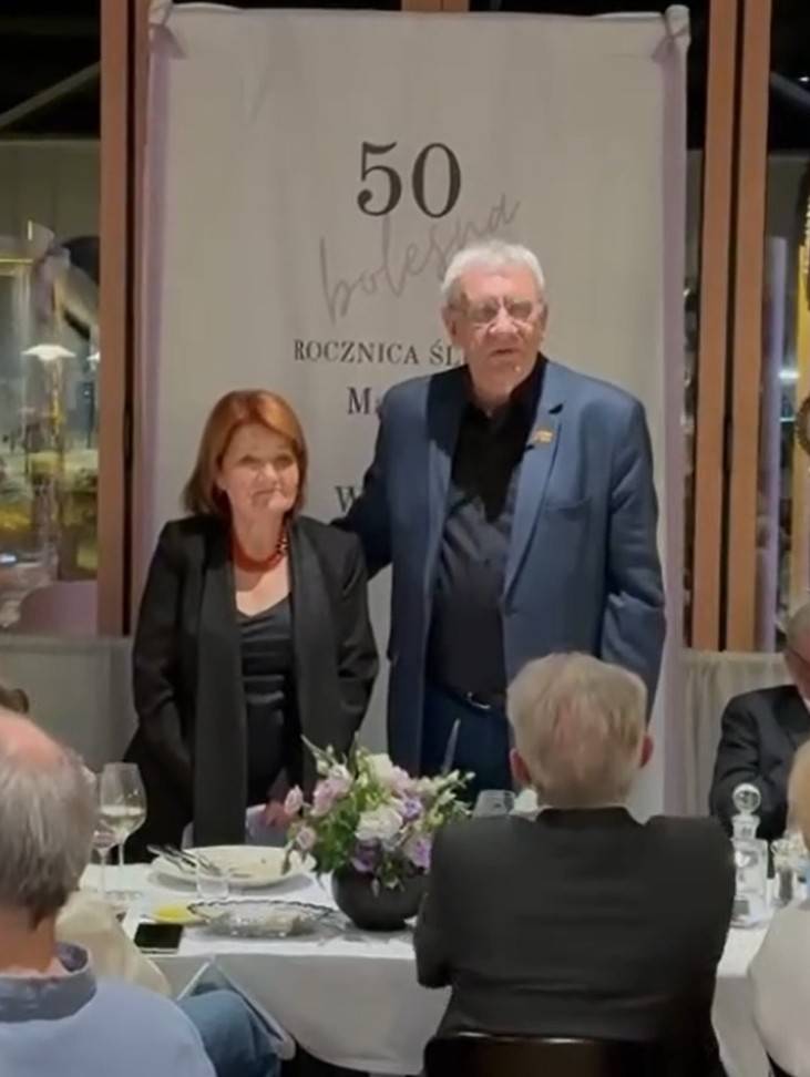 Wiktor Zborowski i Maria Winiarska świętują 50. rocznicę ślubu, fot. Instagram