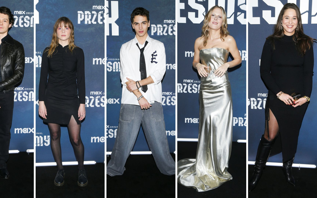 Uroczysta premiera serialu “Przesmyk”. Gwiazdą wieczoru – Lena Góra w srebrnej sukni do ziemi