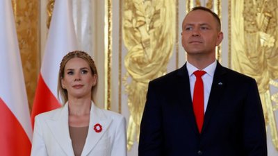 Doradca prezydenta pokazał zakulisowe zdjęcie Marty Nawrockiej. Tak wyglądała tuż po uroczystościach
